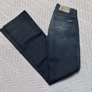 7FAM high waist bootcut dark wash jeans size 27